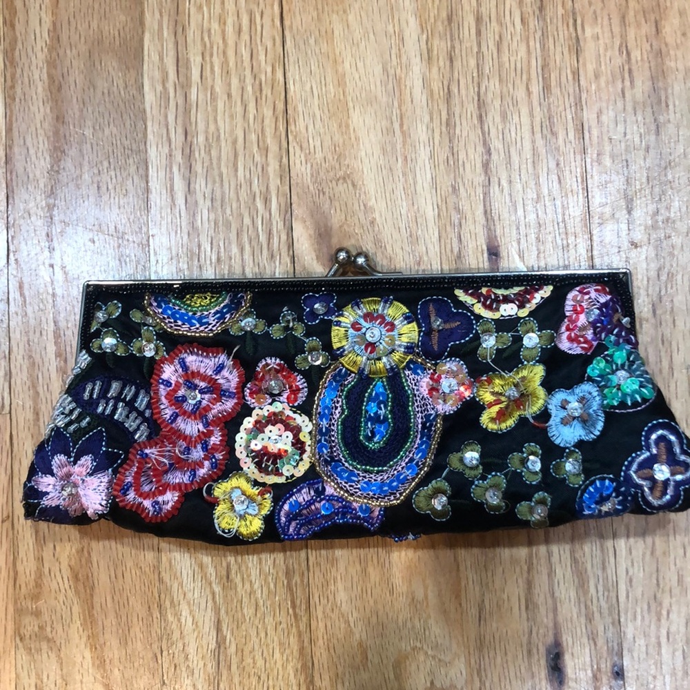 Flower Clutch or can be turned into a bag